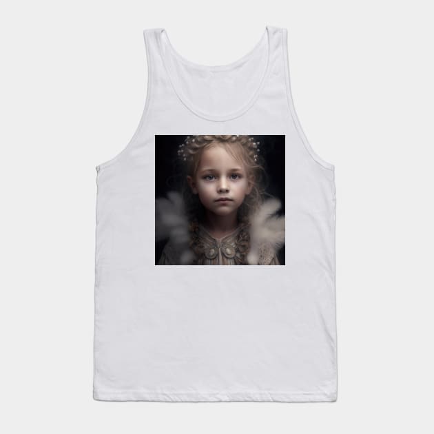 Young Girl in An Elaborate Garment Tank Top by daniel4510